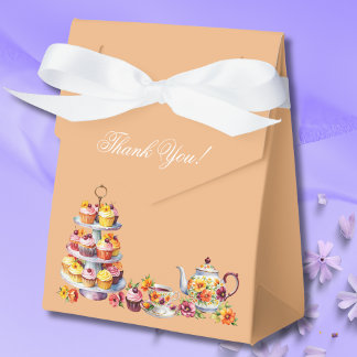 Ballotins Thé Floral Rose Pêche Fantaisiste Shower de Mariée