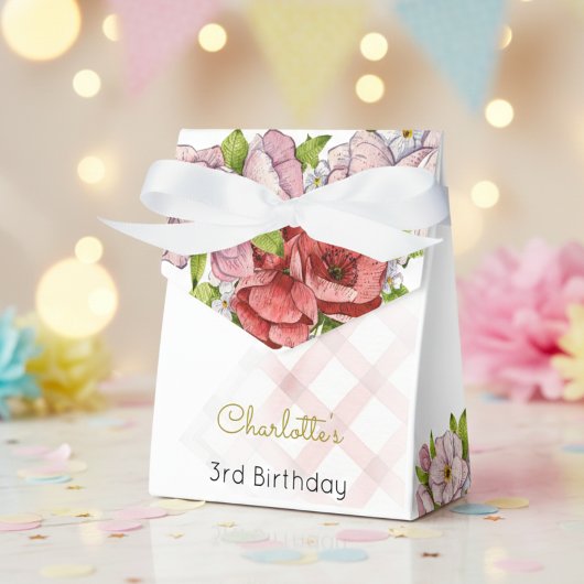 Ballotins Thé pour trois, anniversaire de la fleur de thé