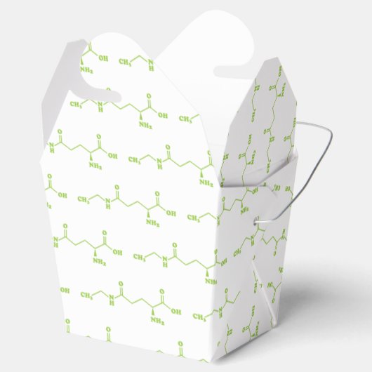 Ballotins Thé Théanine Formule chimique moléculaire (Ouvert)