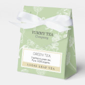 Ballotins Thé vert - Emballage de thé à la feuille perdue Pe (Verso)