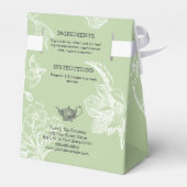 Ballotins Thé vert - Emballage de thé à la feuille perdue Pe (Arrière)