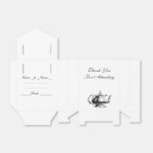 Ballotins Thé vintage Mariage personnalisé Sacs cadeaux préf (Déplié)