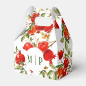 Ballotins Thème aquarelle des grenades Couleurs vives (Arrière)