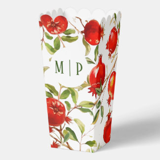 Ballotins Thème aquarelle des grenades Couleurs vives