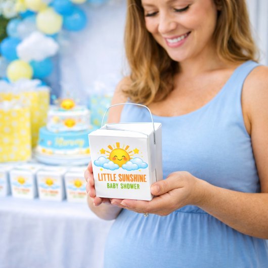 Ballotins Thème de célébration de bébé soleil doux
