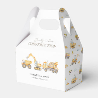 Ballotins Thème de construction Baby shower Ballotin