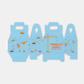 Ballotins Thème de construction mignonne Fête d'anniversaire (Déplié)