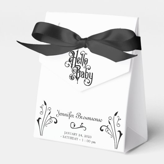 Ballotins Thème de fête pour bébé gothique (Verso)