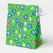 Ballotins Thème de football avec chemises en bleu (Arrière)