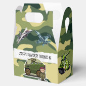 Ballotins Thème de l'armée militaire Boîte à gable pour fête (Ouvert)