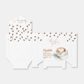 Ballotins Thème de mariage avec café Love Is Brewing (Déplié)