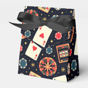 Ballotins Thème de motif de casino sur fond noir