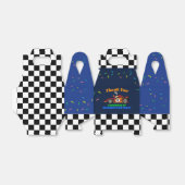 Ballotins Thème de voiture de course pour l'anniversaire de  (Déplié)