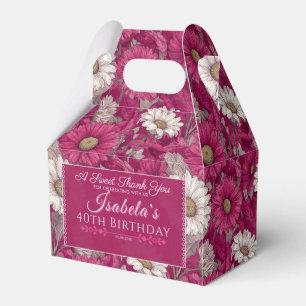 Ballotins Thème Fleur de Pâquerette 15e Anniversaire Pour El