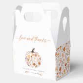 Ballotins Thème Floral d'Automne pour une Mariée (Ouvert)