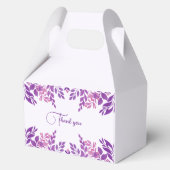 Ballotins Thème Mariage Feuille violet (Recto)