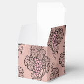 Ballotins Thème Or Rose et Vin Rosé (Ouvert)