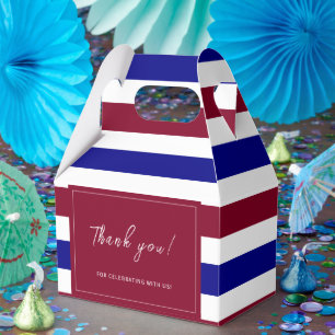 Ballotins Thème Royal Red et Blue Mariage