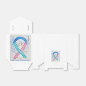 Ballotins Thyroïde Cancer Sensibilisation Ruban Parti Favori (Déplié)