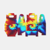 Ballotins Tie Dye Look Favoriser Boîte Cadeau (Déplié)