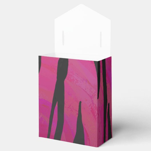 Ballotins Tiger rose chaud et noir (Ouvert)