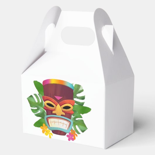 Ballotins Tiki et fleurs colorées (Recto)