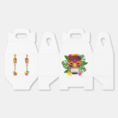 Ballotins Tiki et fleurs colorées (Déplié)