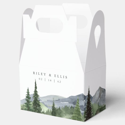 Ballotins Timberline | Watercolor Mountain Wedding (Ouvert)