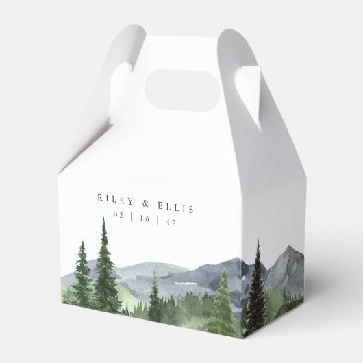 Ballotins Timberline | Watercolor Mountain Wedding (Verso)