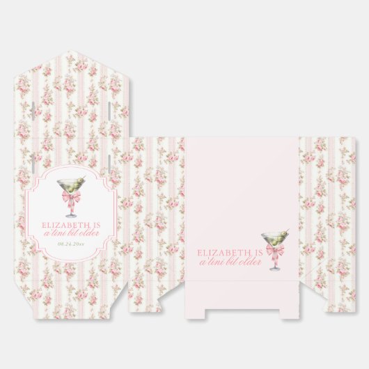 Ballotins 'Tini Bit Ancien Martini Coquette Anniversaire (Déplié)