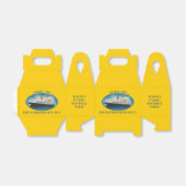 Ballotins Titanic Birthday Yellow RMS White Star Line Ship (Déplié)