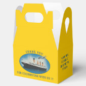 Ballotins Titanic Birthday Yellow RMS White Star Line Ship (Ouvert)