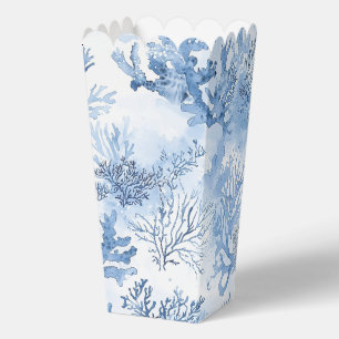 Ballotins Toile bleu océan élégant