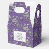 Ballotins Toile & Calligraphie Mariage modifiable (Ouvert)