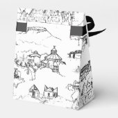 Ballotins Toile Chattanooga noir et blanc (Arrière)