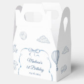 Ballotins Toile De Jouy Blue Bow Birthday Party (Ouvert)