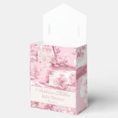 Ballotins Toile de Jouy Coquette Rose Mariage (Ouvert)