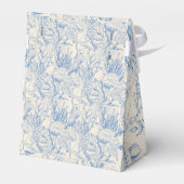 Ballotins Toile élégante couleur océan (Arrière)