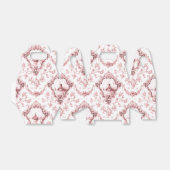 Ballotins Toile florale gravée avec moulin à vent et bateaux (Déplié)