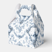 Ballotins Toile florale gravée avec moulin à vent et bateaux (Arrière)