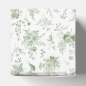 Ballotins Toile Verte De Jouy Floral Baby SprinkBallotin (Haut)
