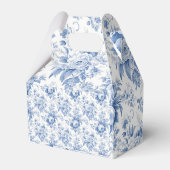 Ballotins Toile vintage Florale Bleu (Arrière)