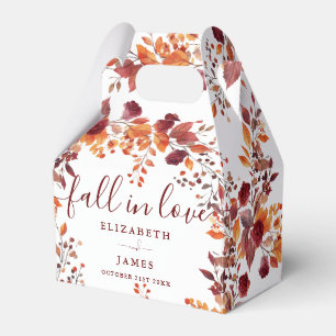 Ballotins Tombez Amoureux Automne Floral Mariage