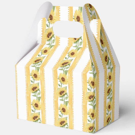 Ballotins Tombez amoureux jaune rayé shower de mariage tourn (Verso)