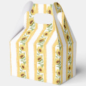 Ballotins Tombez amoureux shower mariage rayure jaune tourne (Verso)