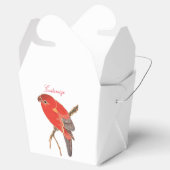 Ballotins Tonnerre de perroquet rouge tropical (Ouvert)