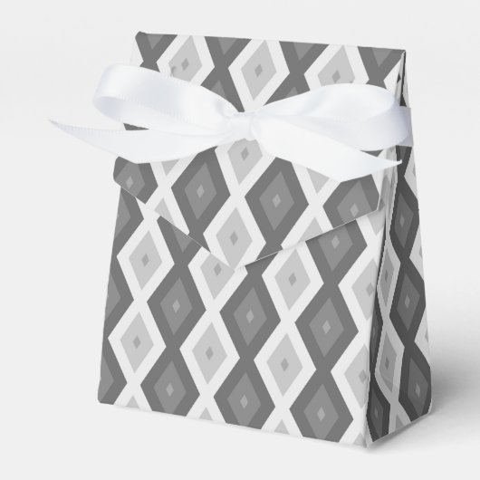 Ballotins Tons de motif de diamant gris (Verso)