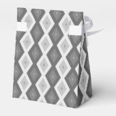 Ballotins Tons de motif de diamant gris (Arrière)