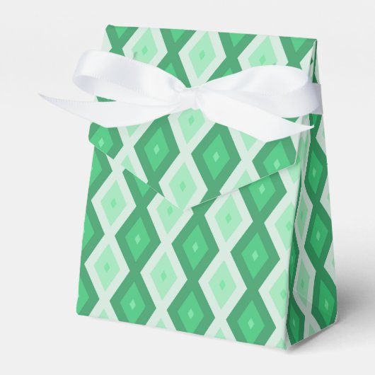 Ballotins Tons de motif diamant vert (Verso)