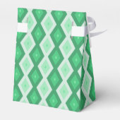 Ballotins Tons de motif diamant vert (Arrière)
